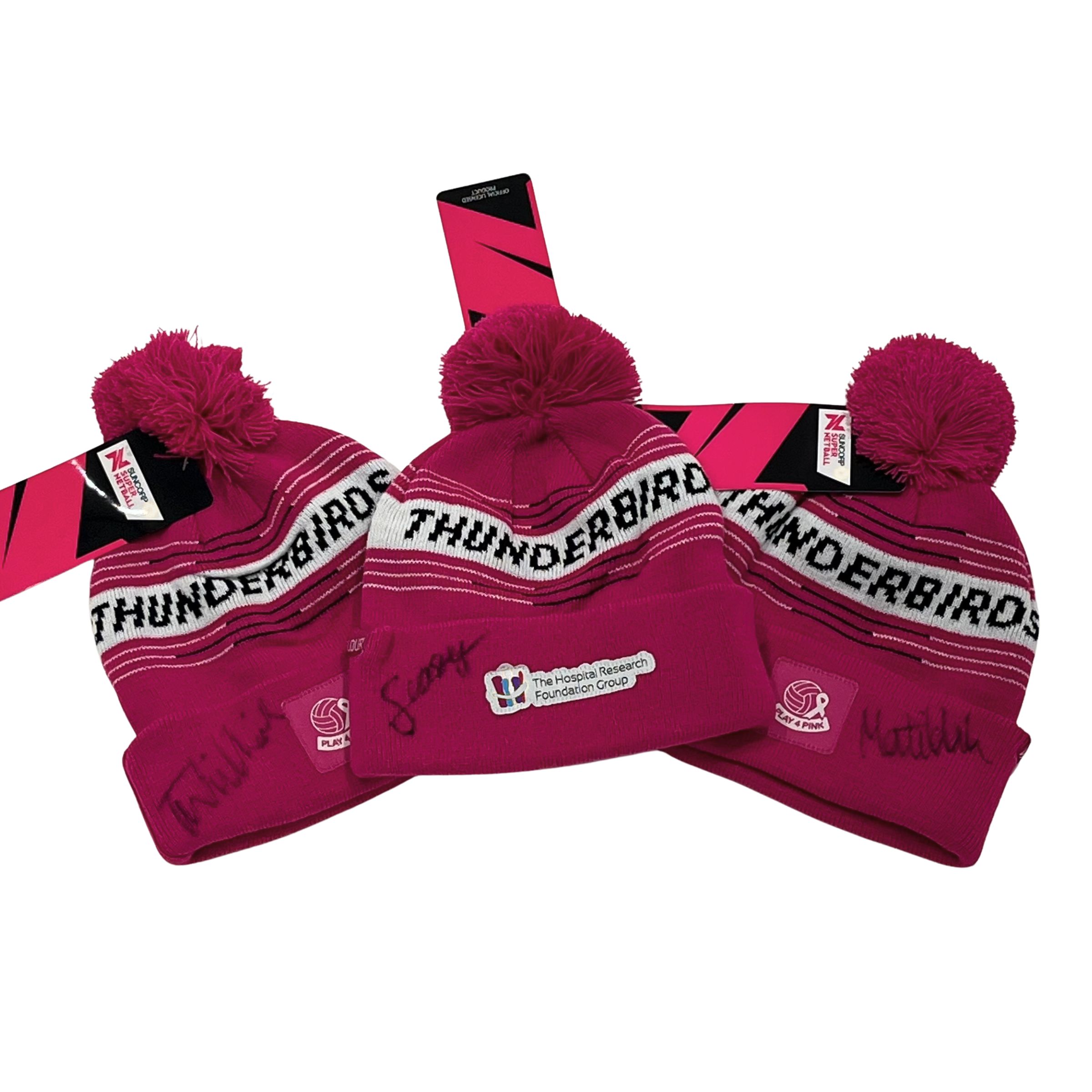 PLAY 4 PINK-Thunderbirds Signed 2026 Beanie
